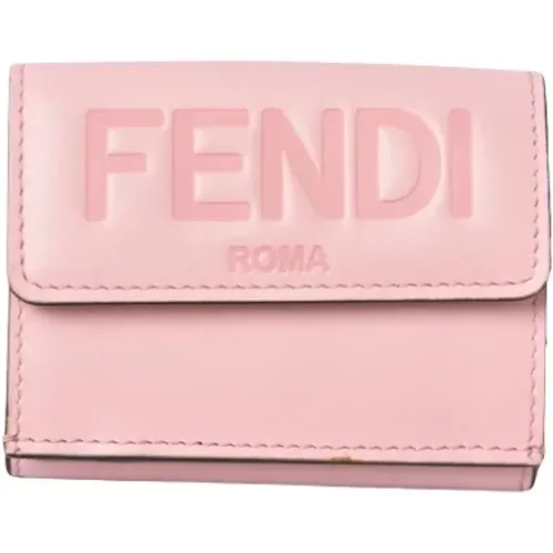 Pre-owned Wallets, female, , Size: ONE SIZE Pre-owned Leather wallets - Fendi Vintage - Modalova