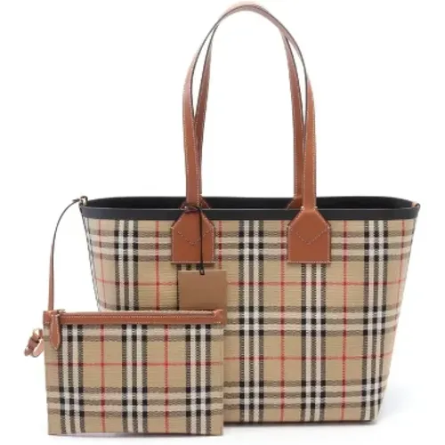 Pre-owned Tote Bags, female, , Size: ONE SIZE Pre-owned Canvas totes - Burberry Vintage - Modalova