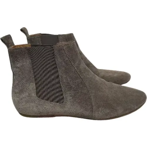 Pre-owned Boots, female, , Size: 9 US Pre-owned Suede boots - Isabel Marant Pre-owned - Modalova