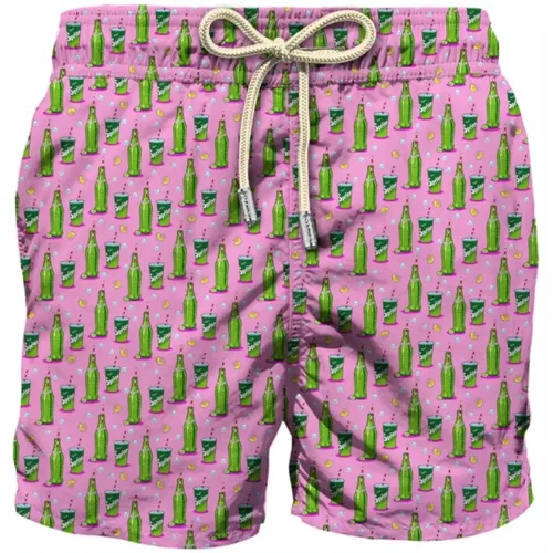 Beachwear, male, , Size: S Sea Clothing in Pink with Lighting - MC2 Saint Barth - Modalova