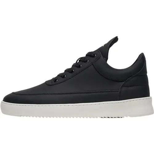 Niedrige Nappa Schwarz , Herren, Größe: 40 EU - Filling Pieces - Modalova