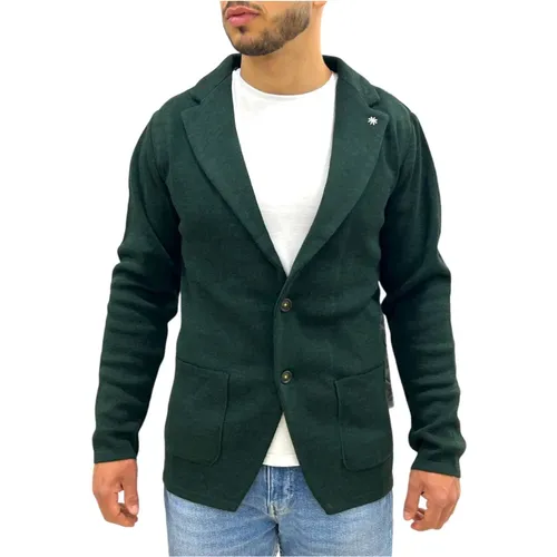 Stylish Cardigan for Men , male, Sizes: 2XL, M, XL - Manuel Ritz - Modalova