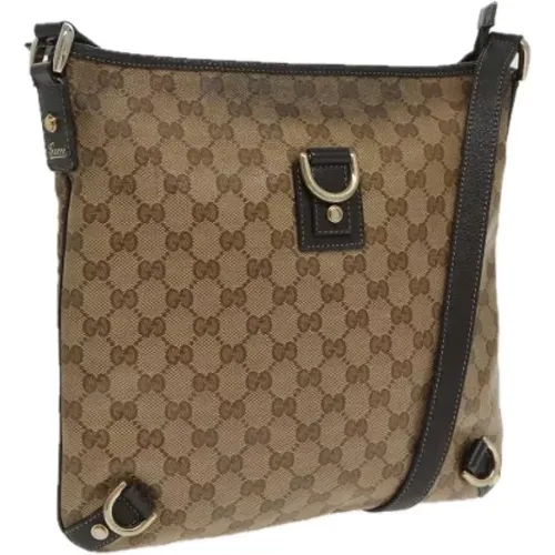 Pre-owned Cross Body Bags, female, , Size: ONE SIZE Pre-owned Canvas gucci-bags - Gucci Vintage - Modalova