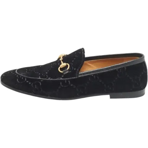 Pre-owned Velvet flats , male, Sizes: 8 1/2 UK - Gucci Vintage - Modalova