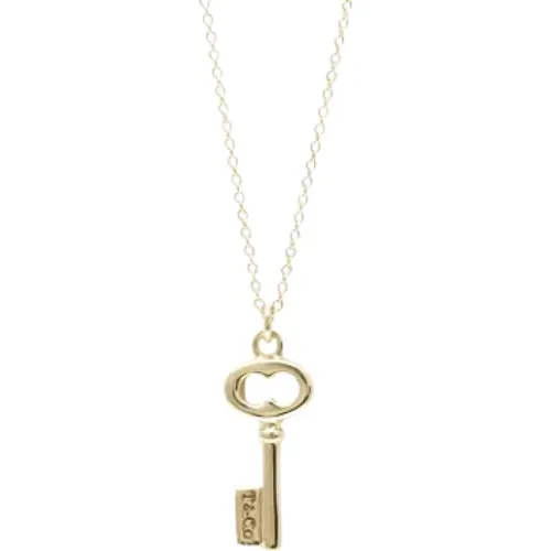 Pre-owned Jewellery, female, , Size: ONE SIZE Pre-owned Rose Gold necklaces - Tiffany & Co. Pre-owned - Modalova