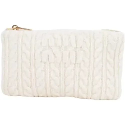 Pre-owned Clutches, female, , Size: ONE SIZE Pre-owned Fabric clutches - Miu Miu Pre-owned - Modalova