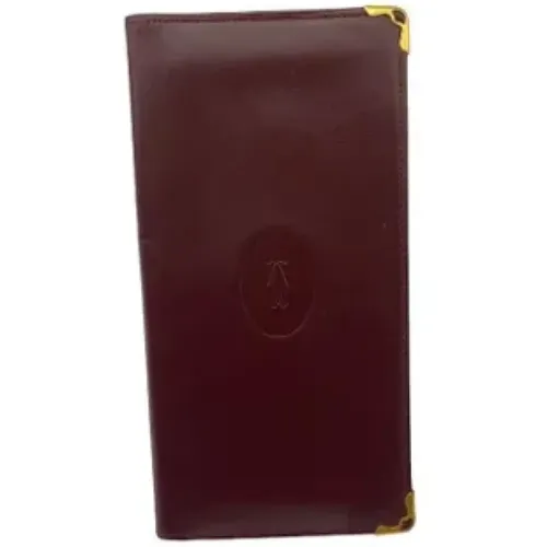 Pre-owned Wallets, female, , Size: ONE SIZE Pre-owned Leather wallets - Cartier Vintage - Modalova