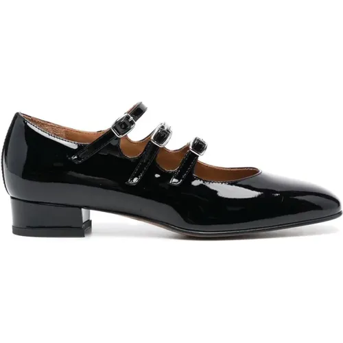 Patent Leather Ballerina Shoes , female, Sizes: 3 UK, 5 UK - Carel - Modalova
