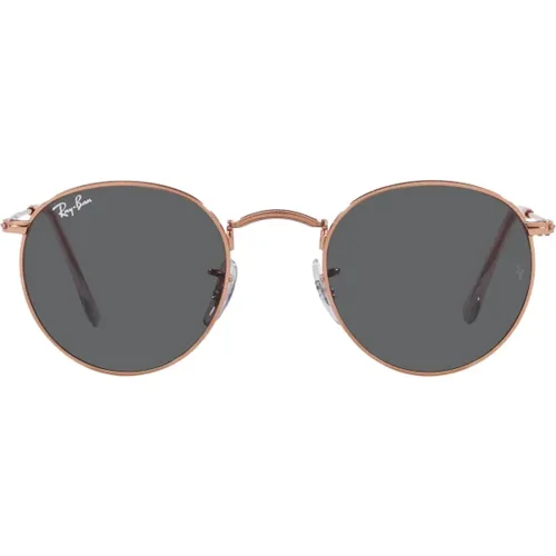 Rb3447 Sonnenbrille, rund, Metall, Roségold, polarisiert, rund, Metall, Roségold, polarisiert,Runde Metall Sonnenbrille Retro Stil - Ray-Ban - Modalova