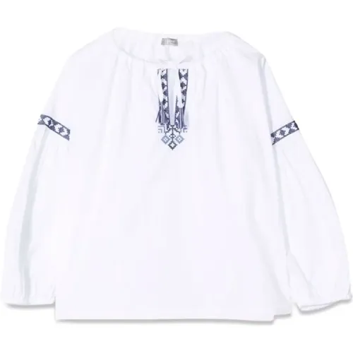 White/Blue M/Long Shirt Il Gufo - Il Gufo - Modalova