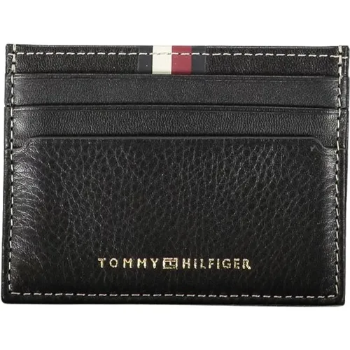 Wallets & Cardholders, male, , Size: ONE SIZE Leather Wallet - Tommy Hilfiger - Modalova