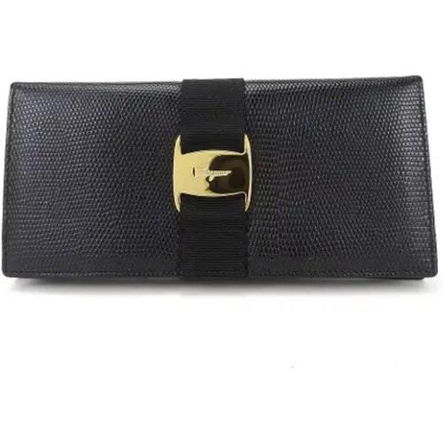 Pre-owned Leather wallets , female, Sizes: ONE SIZE - Salvatore Ferragamo Pre-owned - Modalova