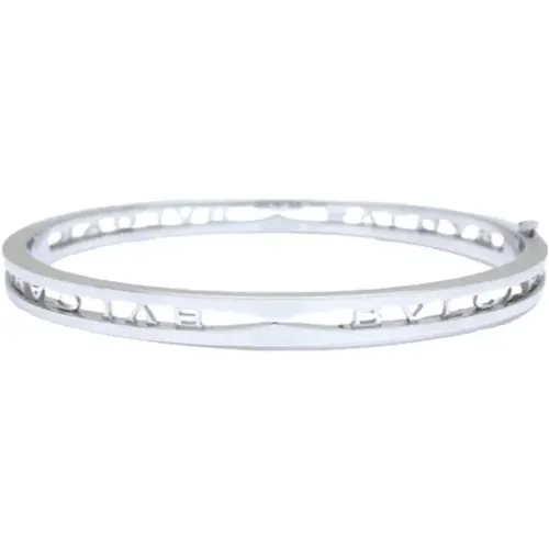 Pre-owned Jewellery, female, , Size: ONE SIZE Pre-owned White Gold bracelets - Bvlgari Vintage - Modalova