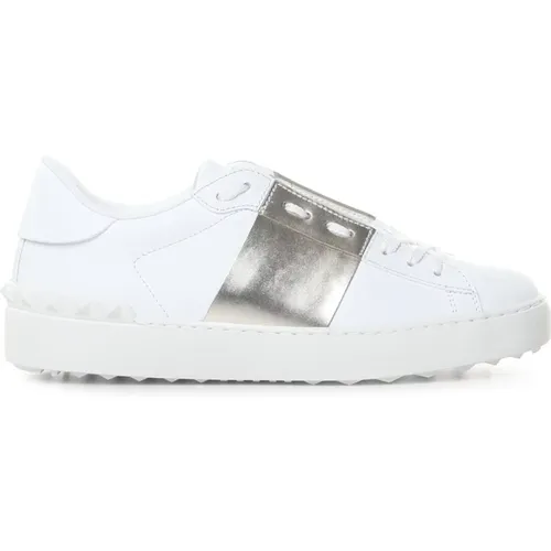 Open Sneakers with Colored Band , female, Sizes: 3 UK - Valentino Garavani - Modalova