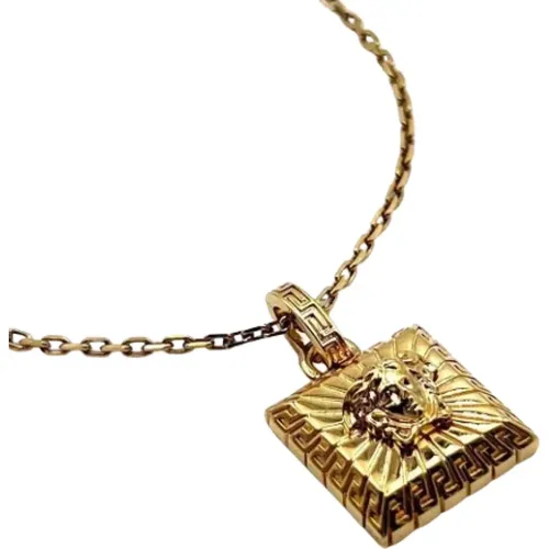 Pre-owned Jewellery, female, , Size: ONE SIZE Pre-owned Metal necklaces - Versace Pre-owned - Modalova