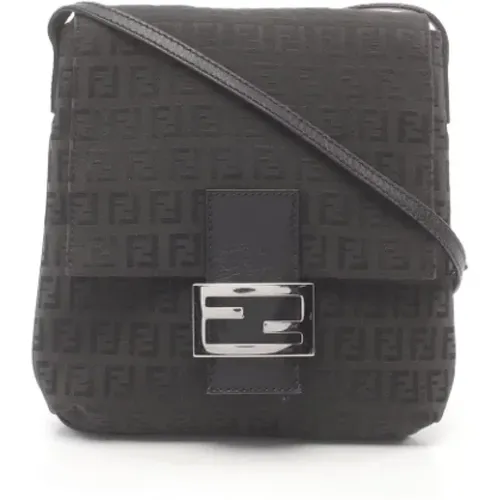 Pre-owned Cross Body Bags, female, , Size: ONE SIZE Pre-owned Leather shoulder-bags - Fendi Vintage - Modalova