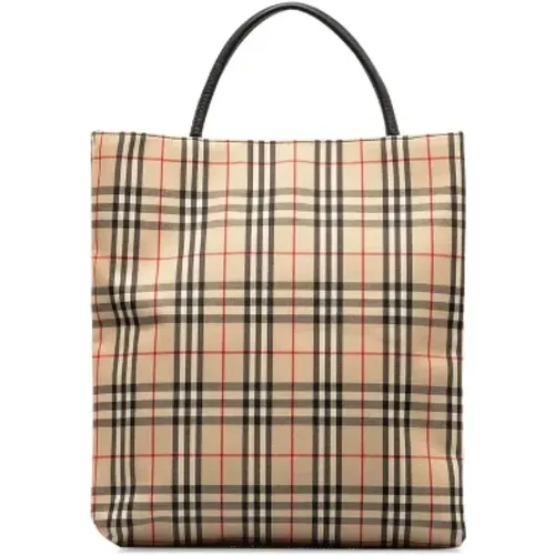 Pre-owned Canvas handbags , female, Sizes: ONE SIZE - Burberry Vintage - Modalova