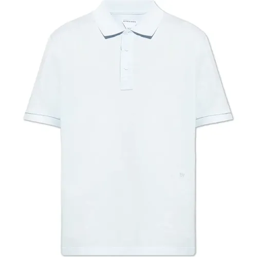 Cotton polo shirt , male, Sizes: XL, L - Bottega Veneta - Modalova