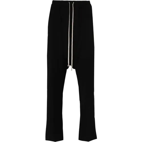 Wool Drawstring Trousers Italy , male, Sizes: L, 2XL, M - Rick Owens - Modalova