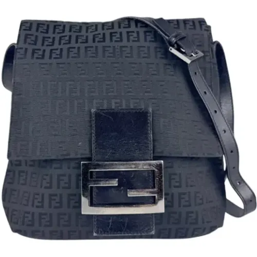 Pre-owned Cross Body Bags, unisex, , Size: ONE SIZE Pre-owned Canvas fendi-bags - Fendi Vintage - Modalova