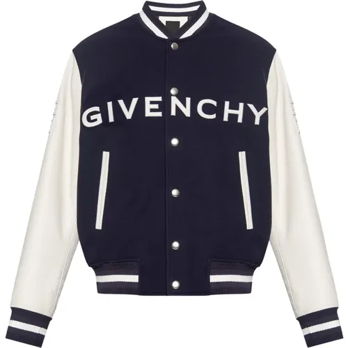 Bomber Jackets, male, , Size: M Bomber jacket with logo - Givenchy - Modalova