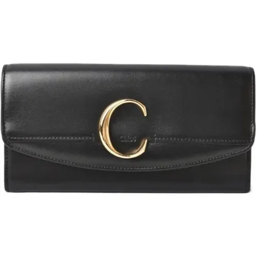 Pre-owned Wallets, female, , Size: ONE SIZE Pre-owned Leather wallets - Chloé Pre-owned - Modalova