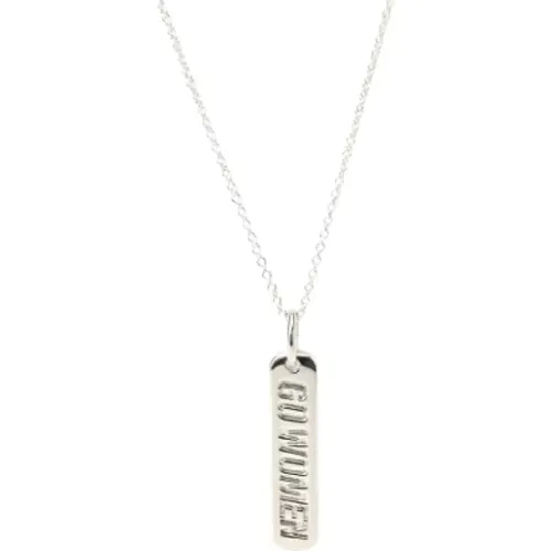 Pre-owned Jewellery, female, , Size: ONE SIZE Pre-owned Silver necklaces - Tiffany & Co. Pre-owned - Modalova