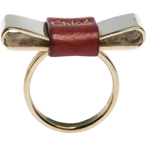 Pre-owned Jewellery, female, , Size: ONE SIZE Pre-owned Metal rings - Chloé Pre-owned - Modalova