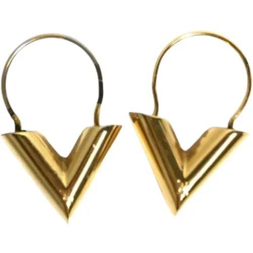 Pre-owned Jewellery, female, , Size: ONE SIZE Pre-owned Fabric earrings - Louis Vuitton Vintage - Modalova