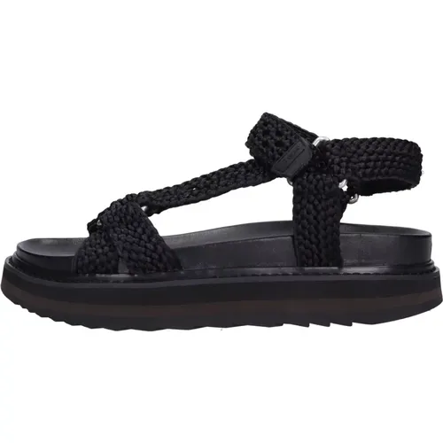 Sandalen Schwarz , Damen, Größe: 37 EU - Ash - Modalova