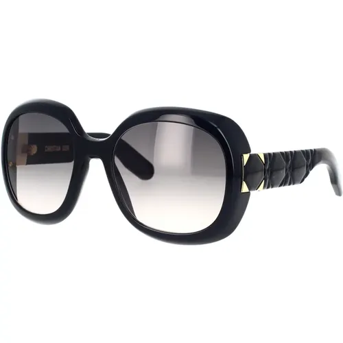 Modern Round Sunglasses with Cannage Motif , female, Sizes: 58 MM - Dior - Modalova