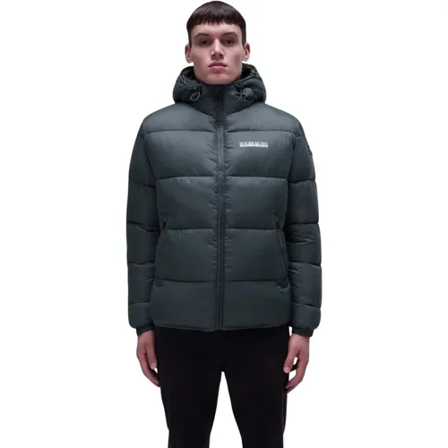 Urban Hooded Puffer Jacket , male, Sizes: S, M, 2XL, L, XL - Napapijri - Modalova