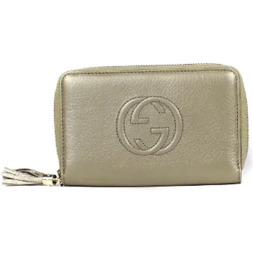 Pre-owned Leather wallets , female, Sizes: ONE SIZE - Gucci Vintage - Modalova