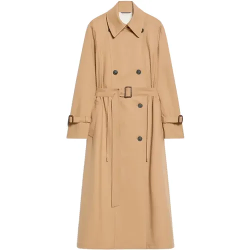 Trench Coat Double-Breasted , female, Sizes: M - Max Mara Weekend - Modalova