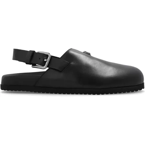 Lederschuhe mit Logo , Herren, Größe: 39 EU - Dolce & Gabbana - Modalova