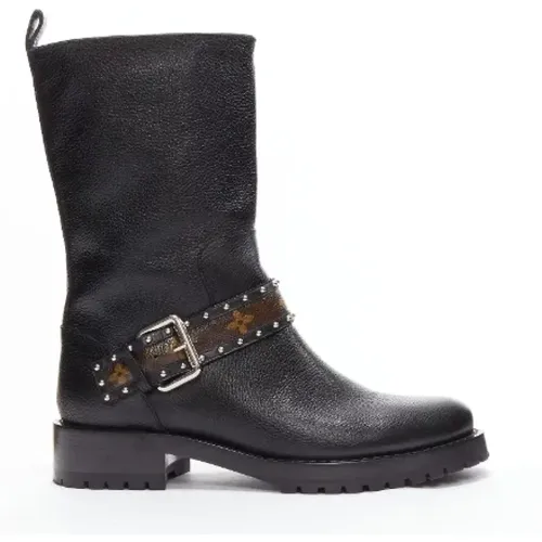 Pre-owned Leather boots , female, Sizes: 4 UK - Louis Vuitton Vintage - Modalova