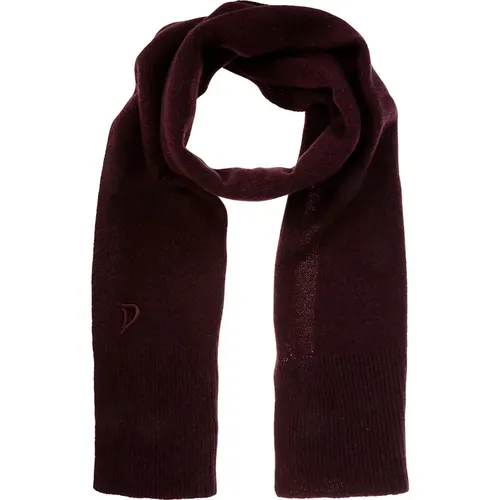 Cashmere Scarf with Logo Detail , female, Sizes: ONE SIZE - Dondup - Modalova