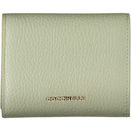 Wallets & Cardholders, male, , Size: ONE SIZE Leather Wallet with Multiple Features - Coccinelle - Modalova