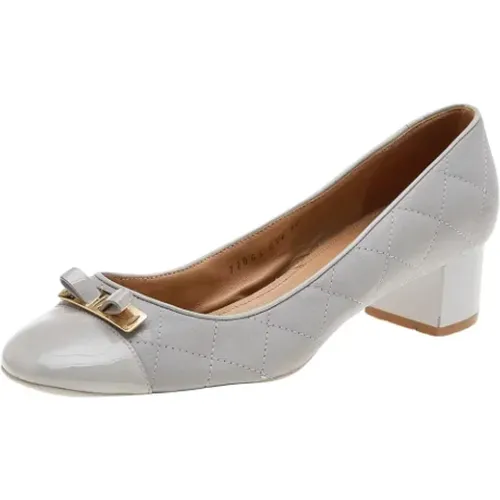 Pre-owned Pumps, female, , Size: 10 1/2 US Pre-owned Leather heels - Salvatore Ferragamo Pre-owned - Modalova