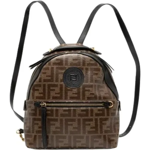 Pre-owned Backpacks, female, , Size: ONE SIZE Pre-owned Backpack - Fendi Vintage - Modalova