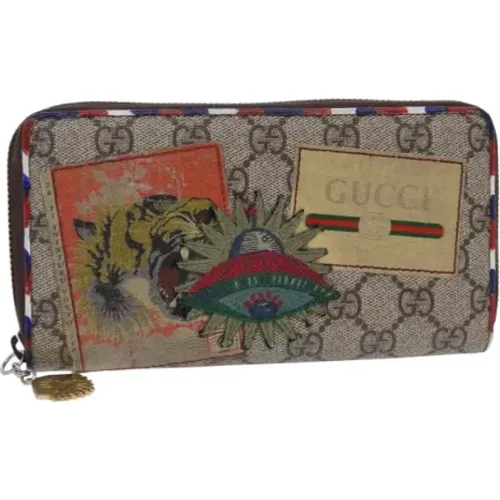 Pre-owned Canvas wallets , female, Sizes: ONE SIZE - Gucci Vintage - Modalova