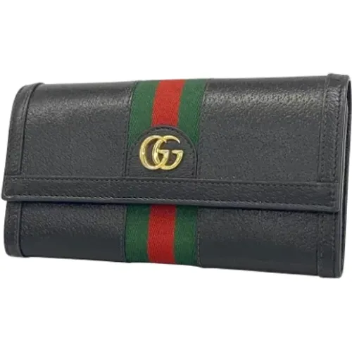 Pre-owned Leder portemonnaies - Gucci Vintage - Modalova