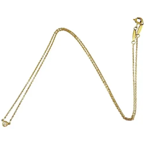 Pre-owned Jewellery, female, , Size: ONE SIZE Pre-owned Gold necklaces - Tiffany & Co. Pre-owned - Modalova