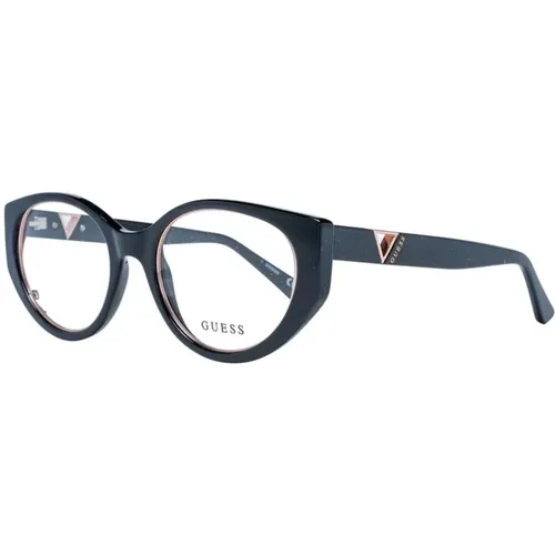 Glasses, female, , Size: ONE SIZE Chic Cat Eye Optical Frames - Guess - Modalova