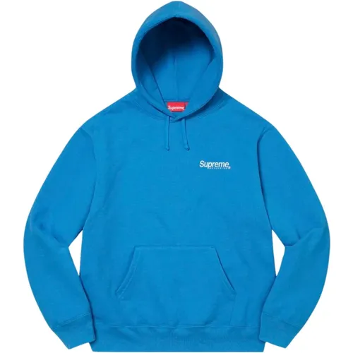 Limitierte Auflage Blauer Kapuzenpullover - Supreme - Modalova