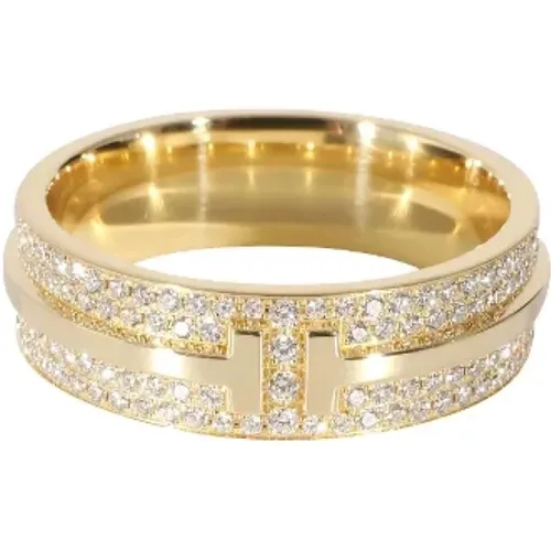 Pre-owned Gold rings , female, Sizes: ONE SIZE - Tiffany & Co. Pre-owned - Modalova