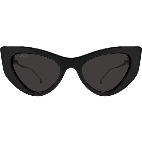 Sunglasses, unisex, , Size: 52 MM Flat Front Cat-Eye Sunglasses Gg1565S - Gucci - Modalova