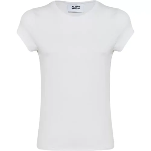 T-Shirts , female, Sizes: S, XS - Alpha Studio - Modalova