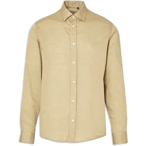 Linen Shirt , male, Sizes: 2XL, L, M, XS, S - Liu Jo - Modalova