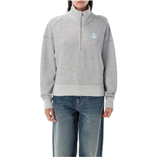 Sweatshirts, female, , Size: M Ross Half Zip Sweatshirt - Marant étoile - Modalova